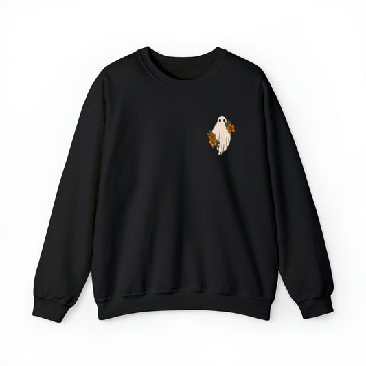 Flower Ghost - Unisex Heavy Blend™ Crewneck Sweatshirt