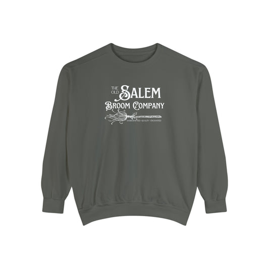 Salem Broom Co. - White - Unisex Garment-Dyed Sweatshirt